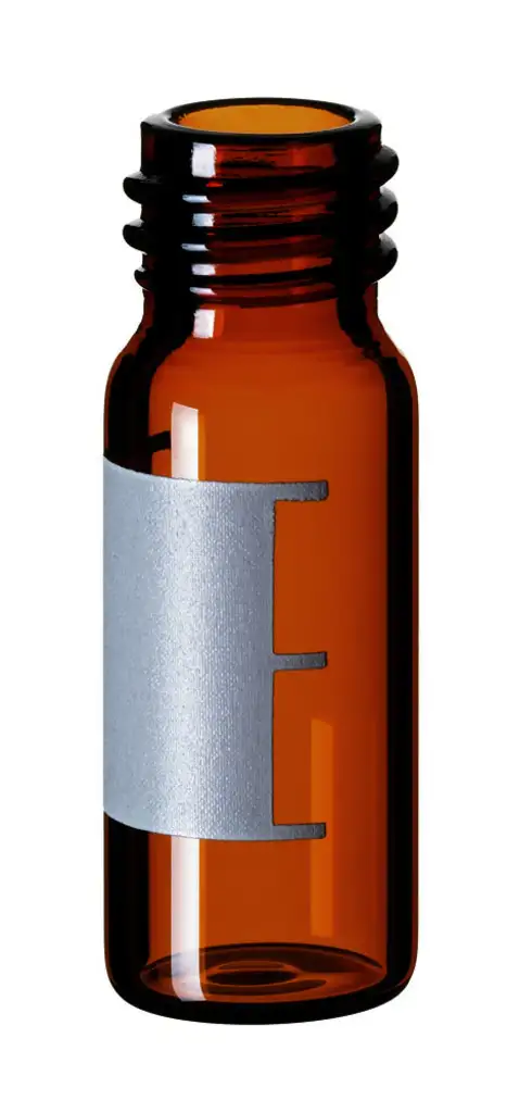 FLACON A VIS BRUN DN10 + MARQUAGE 1,5ML - PACK DE 100