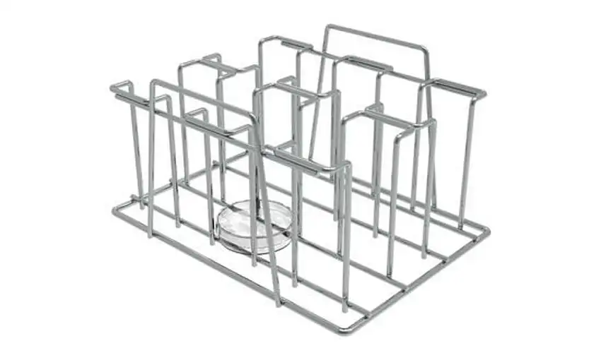 PORTOIR INOX POUR 2X4X6 BOITES DE PETRI D.90MM