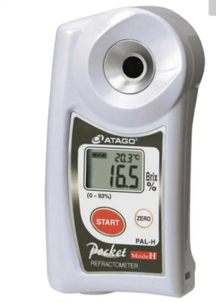 REFRACTOMETRE NUMERIQUE A MAIN PAL-H, BRIX 0,0 A 93,0%