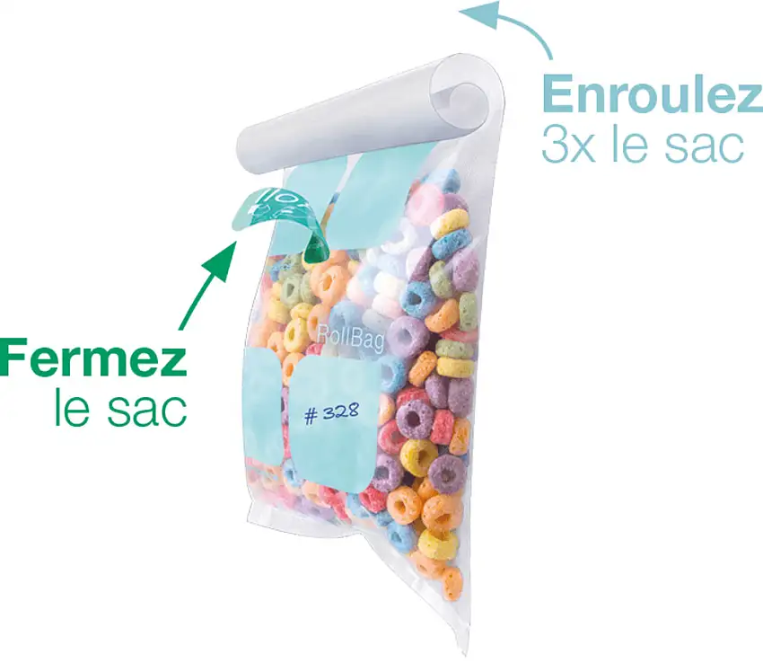 SAC DE PRELEVEMENT ROLLBAG STERILE 14X23CM 400ML - X500