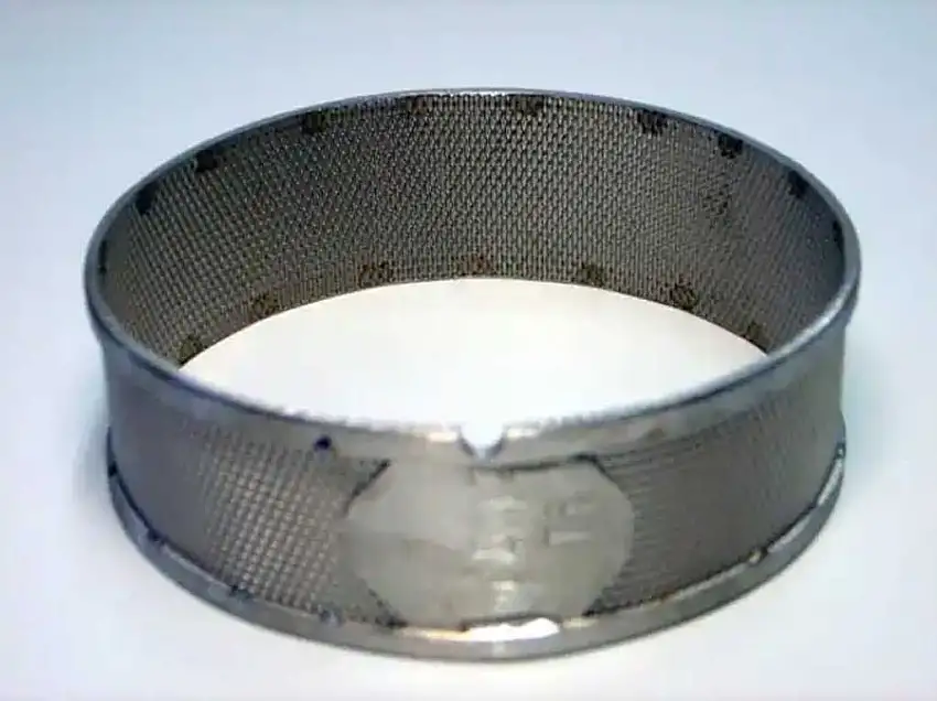 TAMIS ANNULAIRE EN TITANE DE 0,08MM - REBORD RENFORCE