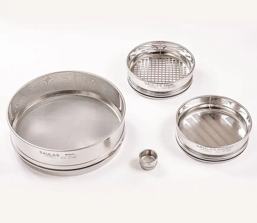 TAMIS INOX 18/8 ISO 3310 D=200MM H=32MM OUV.1,00MM