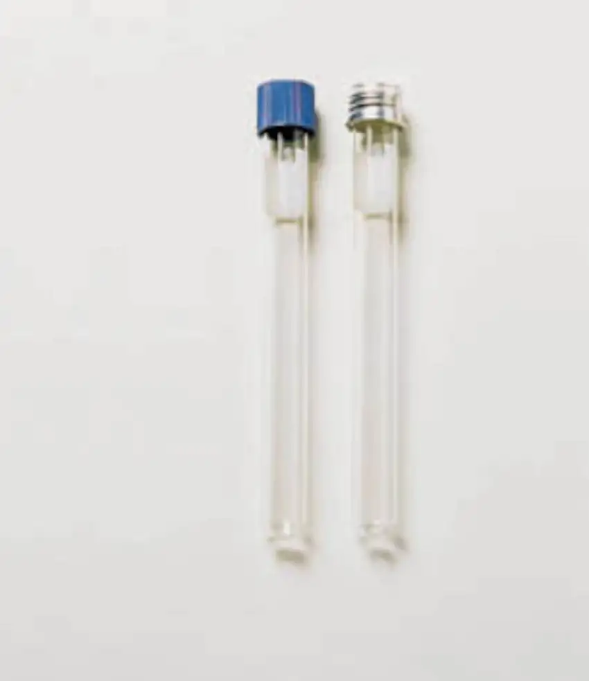 TUBES A ESSAI EN VERRE BORO. + BOUCHON A VIS 150X25MM - X100