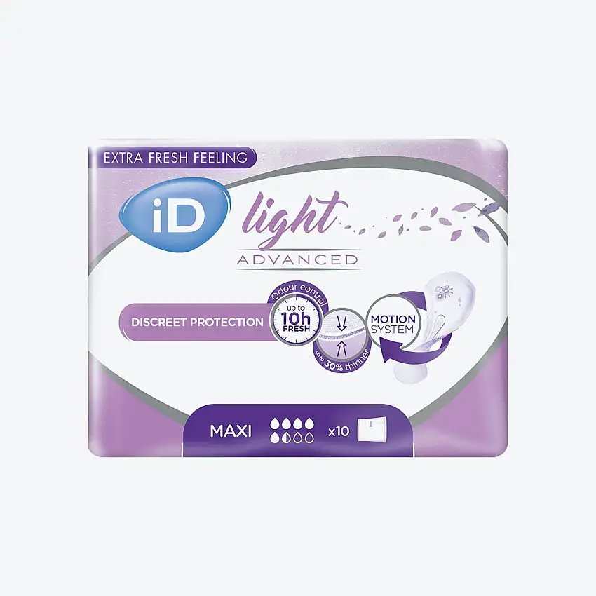 Protection anatomique - iD Light Advanced - Maxi - 5,5 gouttes - Par 10
