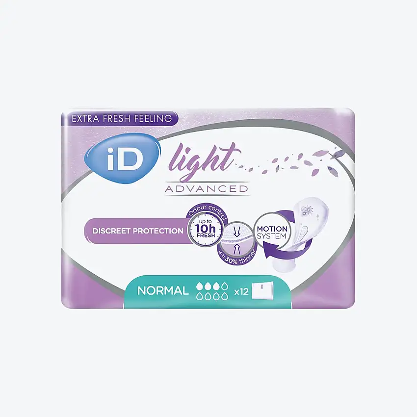 Protection anatomique - iD Light Advanced - Normal - 3 gouttes - Par 12