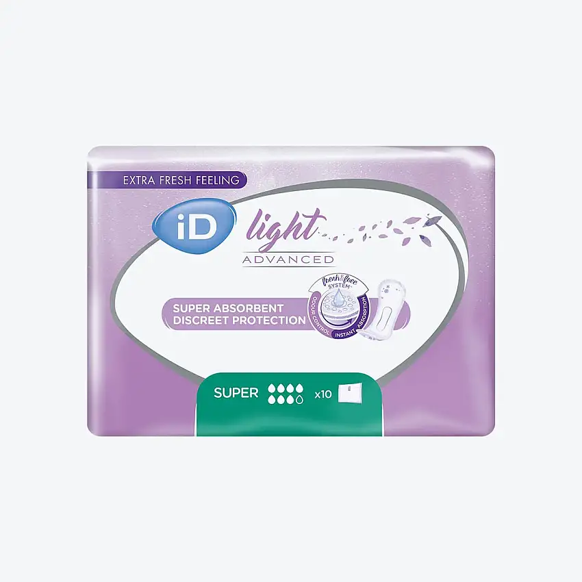 Protection anatomique - iD Light Advanced - Super - 7 gouttes - Par 10