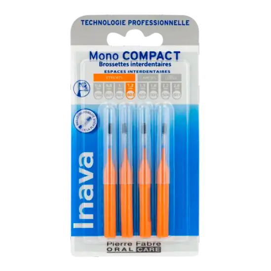 Inava 4 brossettes mono compact orange iso3