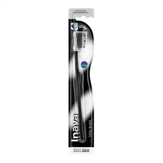 Inava total black brosse à dents pour dents sensibles