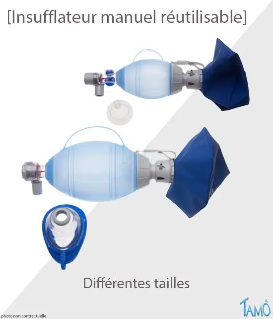 INSUFFLATEUR MANUEL REUTILISABLE - Différentes tailles