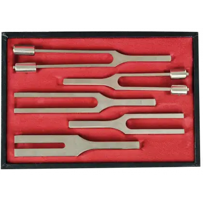 Jeu de diapasons Hartmann (coffret de 5)