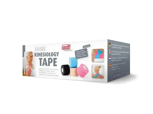 SISSEL Kinesiology Tape Pink 5 cm x 5 m, 6 Stück
