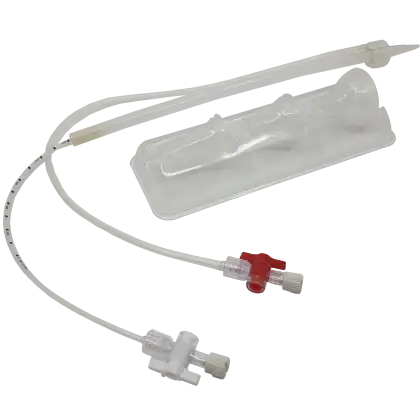 Kit hystérosalpingographie HSG coulissant avec 3 cones 23/28/35mm