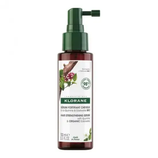 Klorane sérum antichute quinine & edelweiss bio 100ml