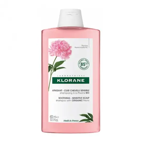 Klorane shampoing à la pivoine bio apaisant 400ml