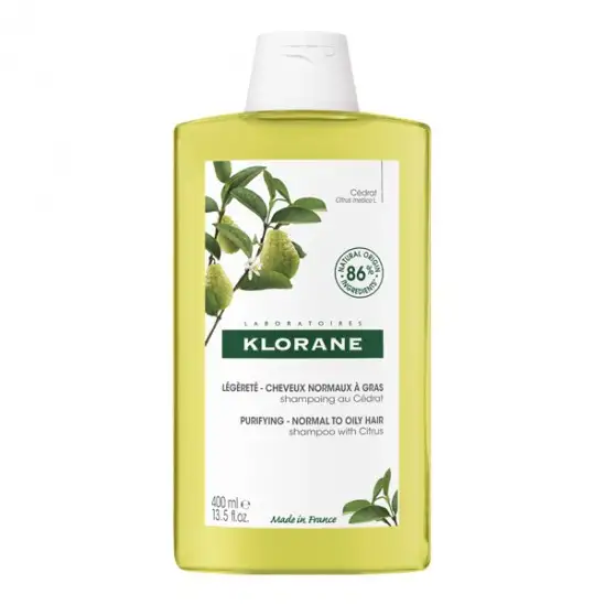 Klorane shampoing au cédrat 400ml
