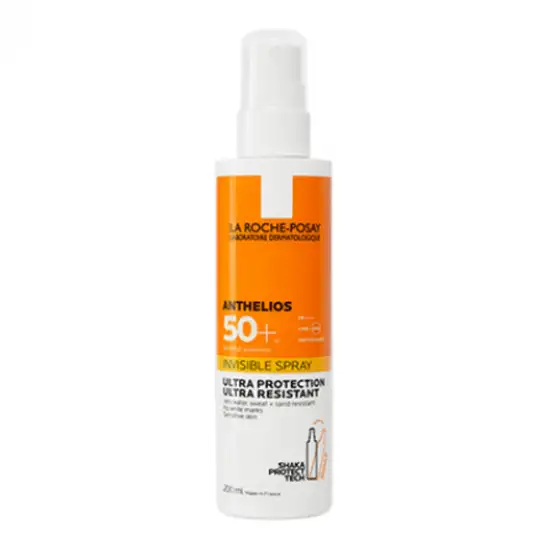 La roche-posay anthelios spf50+ invisible spray avec parfum 200ml