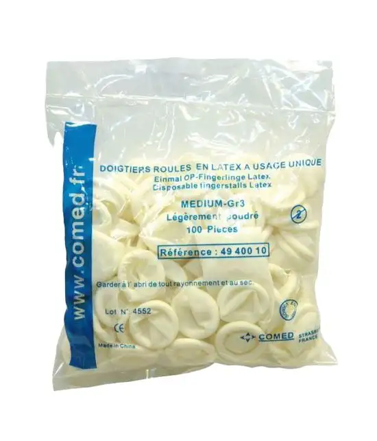 100 Latex roulés Taille Moyen