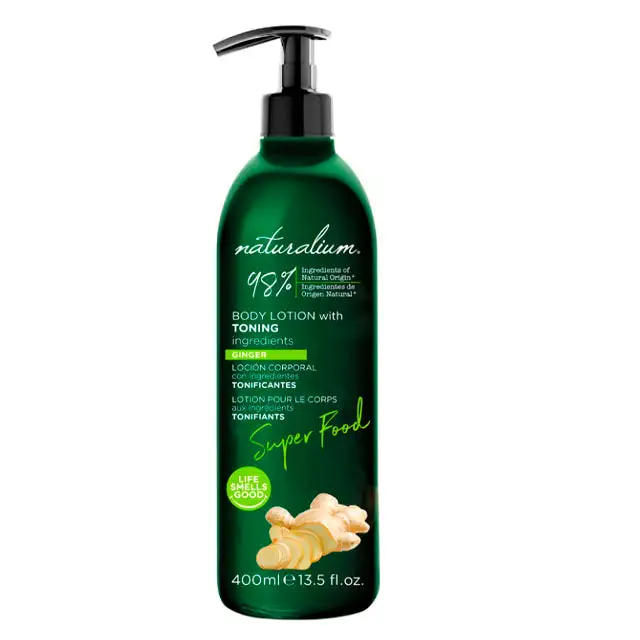 Lotion Corporelle Tonifiante au Gingembre et aux Huiles Végétales