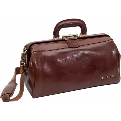 Mallette médicale compacte en cuir Elite Bags Classy's