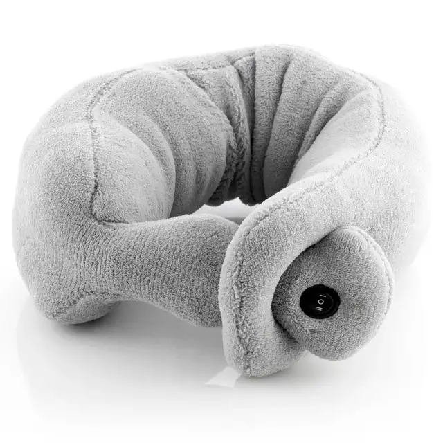 Masseur cervical en forme de fer à cheval avec vibration