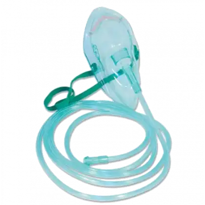 Masques à oxygène avec tubulure (Carton de 50)