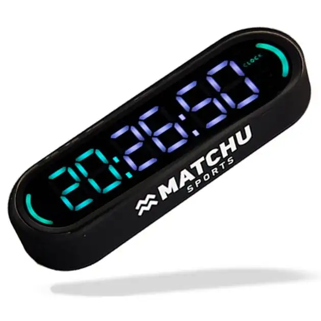 Matchu Sports Minuteur à intervalles Horloge de fitness avec couvercle