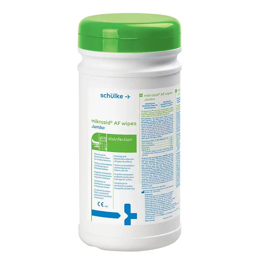 schülke Lingettes désinfectantes mikrozid AF wipes Jumbo Boîte distributrice