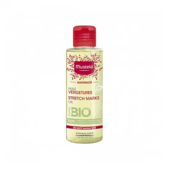 Mustela maternité huile vergetures bio 105ml