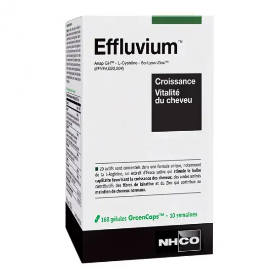 Nhco effluvium croissance vitalité du chevelu 168 gélules