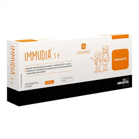 Nhco immudia 3+ immunité 30 comprimés