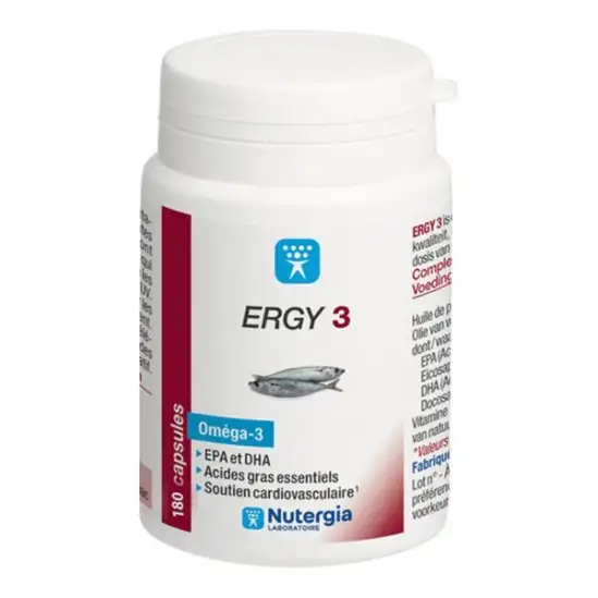 Nutergia Ergy 3 180 Capsules
