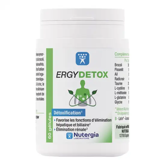 Nutergia ergydetox 60 gélules