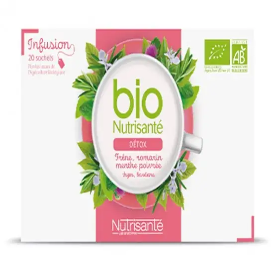 Nutrisanté infusion détox bio 20 sachets