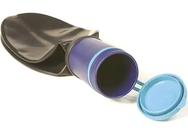 Urinoir Transportable pour Hommes avec Couvercle Sécurisé