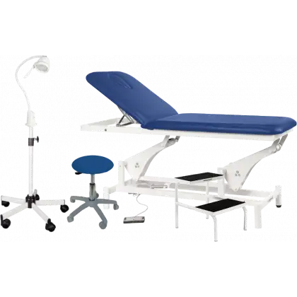 Ensemble de mobilier d'examen pour médecine générale (n°1) - Table d'examen électrique
