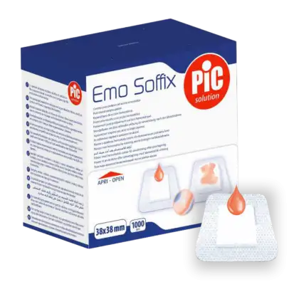 Pansements hémostatiques Emo Soffix (Boite de 1000)