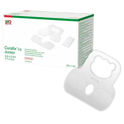 Pansement stérile pour maintien de cathéter Curafix IV Junior (boite de 100)