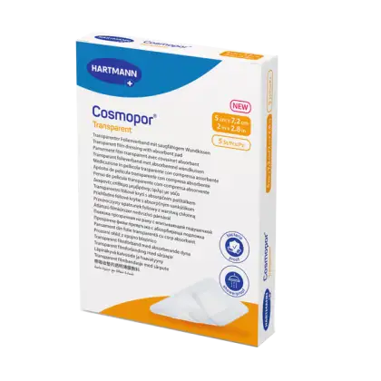 Pansements transparents auto-adhésif Hartmann Cosmopor (boite de 5)