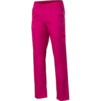 Pantalon médical mixte polyester/coton (Fuchsia)