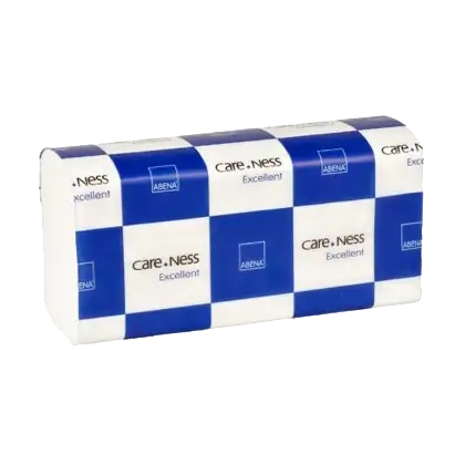 Papier essuie-mains pliage en Z Abena Care-Ness (carton de 25 liasses)
