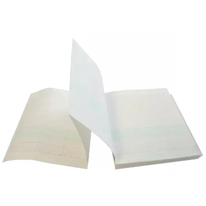 Papier pour cardiotocographe LETO 8 - Echelle 20 BPM (10 liasses)
