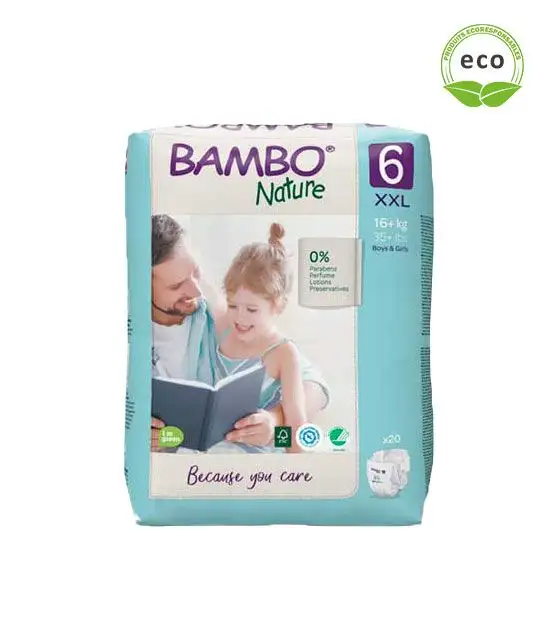 20 Couches Jetables Ecologiques - 16+kg