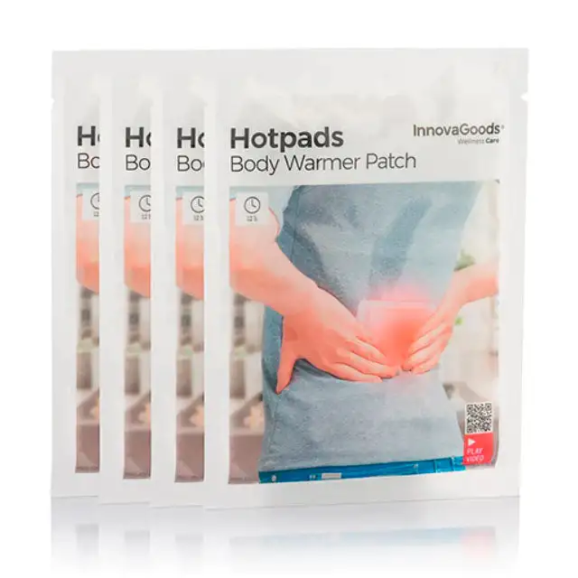 Patchs Chauffants Adhésifs et Thérapeutiques pour le Corps | 4 unités