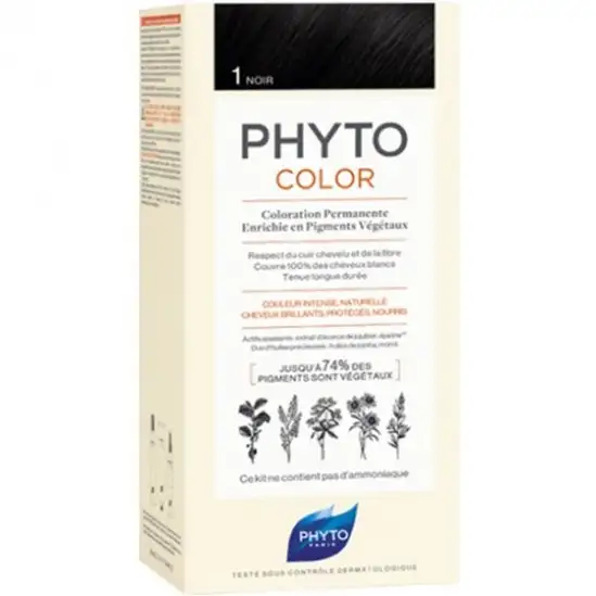 Phytocolor 1 noir coloration permanente