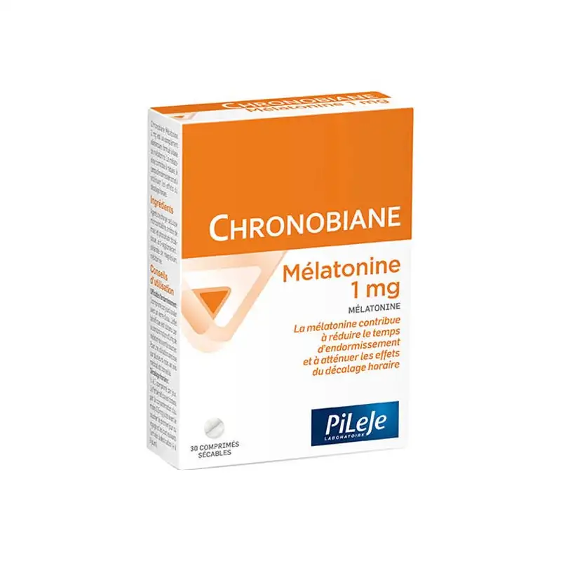 Pileje Chronobiane Mélatonine 1 mg 30 comprimés sécables