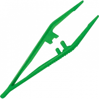 Pince anatomique stérile à usage unique sans griffes - 13 cm (boite de 10)