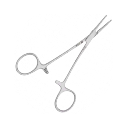 Pince de Halstead droite en inox sans griffes - Qualité Bloc