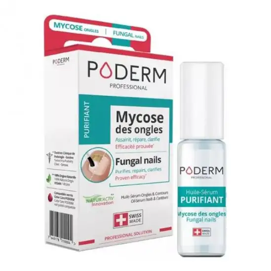 Poderm huile-sérum purifiant mycose des ongles 8ml