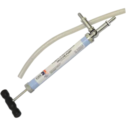 Pompe manuelle en aluminium pour attelles à dépression Cir Médical