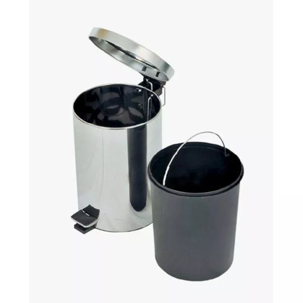Poubelles Inox à pédale 12 Litres